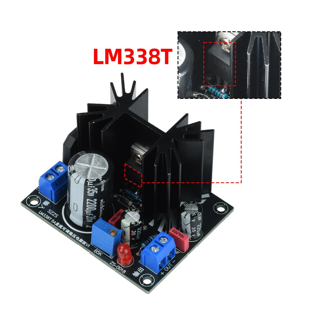 LM338T Linear Adjustable Volta - đánh giá và giá Linear Lab Power Supply Adjustable