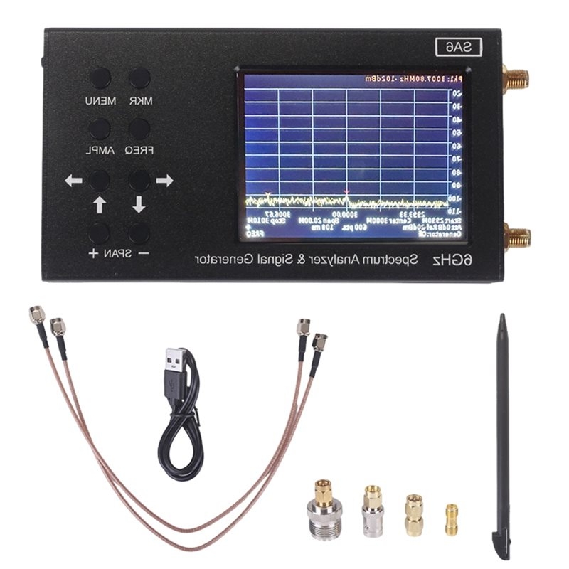 ABCL SA6 Handheld Spectrum Ana - đánh giá và giá Signal Generator Spectrum Analyzer