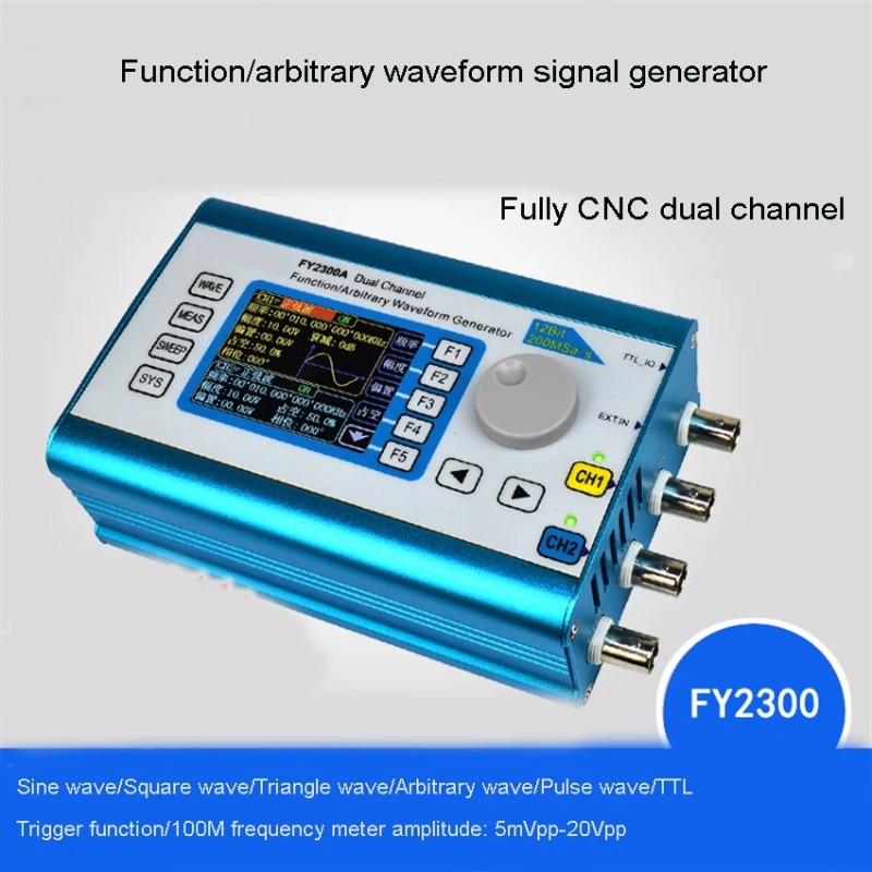 FY2300 Dual Channel DDS Functi - đánh giá và giá Function Arbitrary Waveform Generator