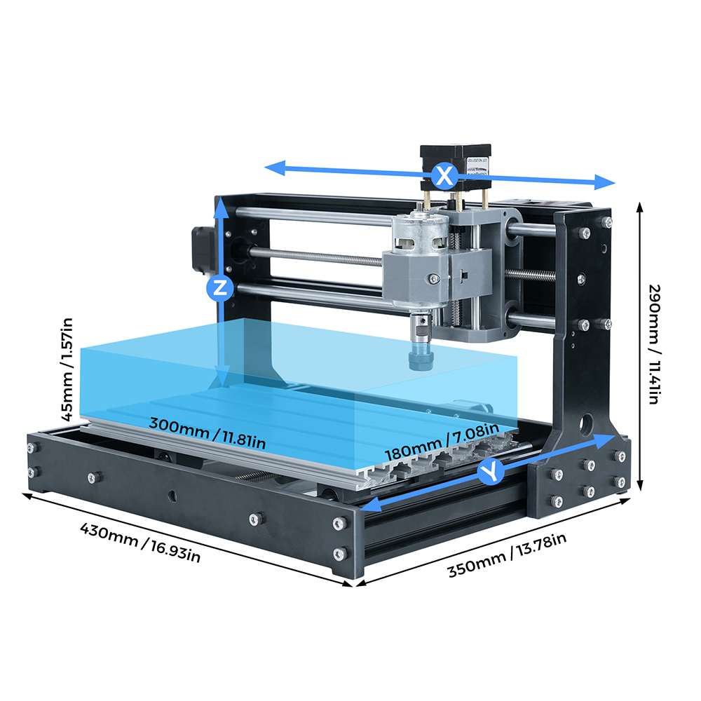TWOTREES CNC 3018 Mini Small H - đánh giá và giá Mini Laser Engraver Cnc Router
