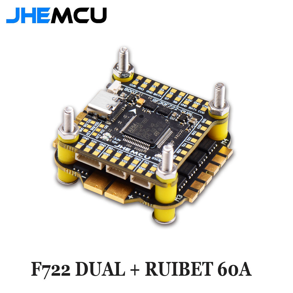 Jhemcu F7 Stack F722 Dual Flig - đánh giá và giá Fpv Flight Controller F7 Stack 60A