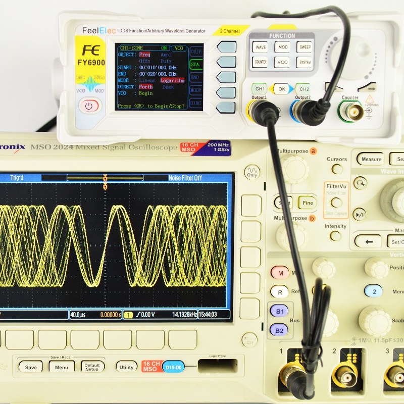 Feelelec FY6900 0-60MHz Digita - đánh giá và giá Function Arbitrary Waveform Generator