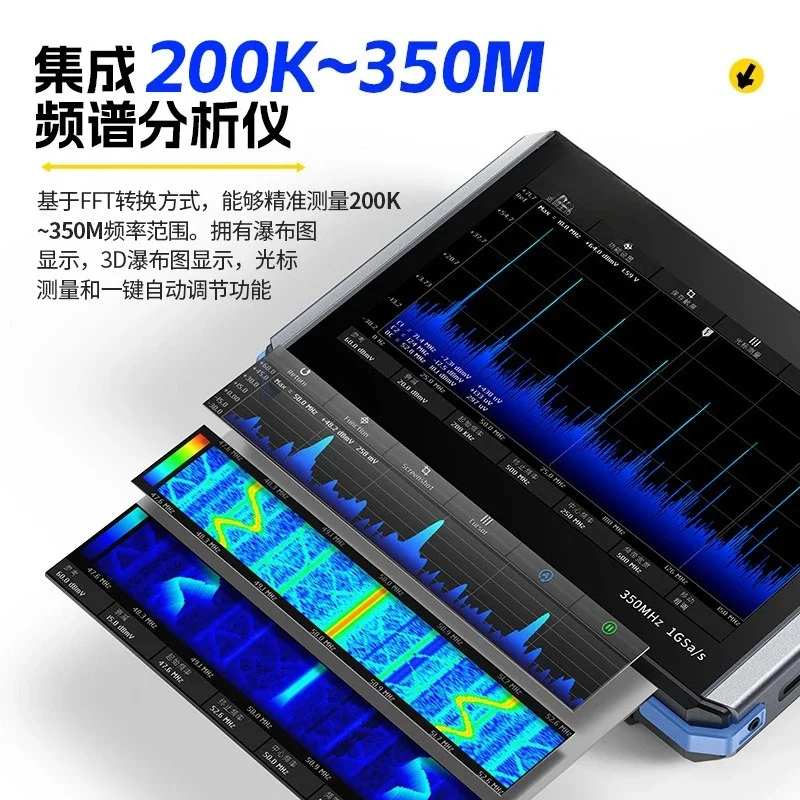 4-In-1 350M Flat Panel Oscillo - đánh giá và giá Signal Generator Spectrum Analyzer