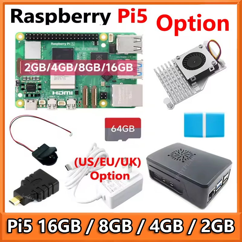 Raspberry Pi 5 16GB /8GB/4GB/2 - đánh giá và giá Raspberry Pi 5 8Gb Kit