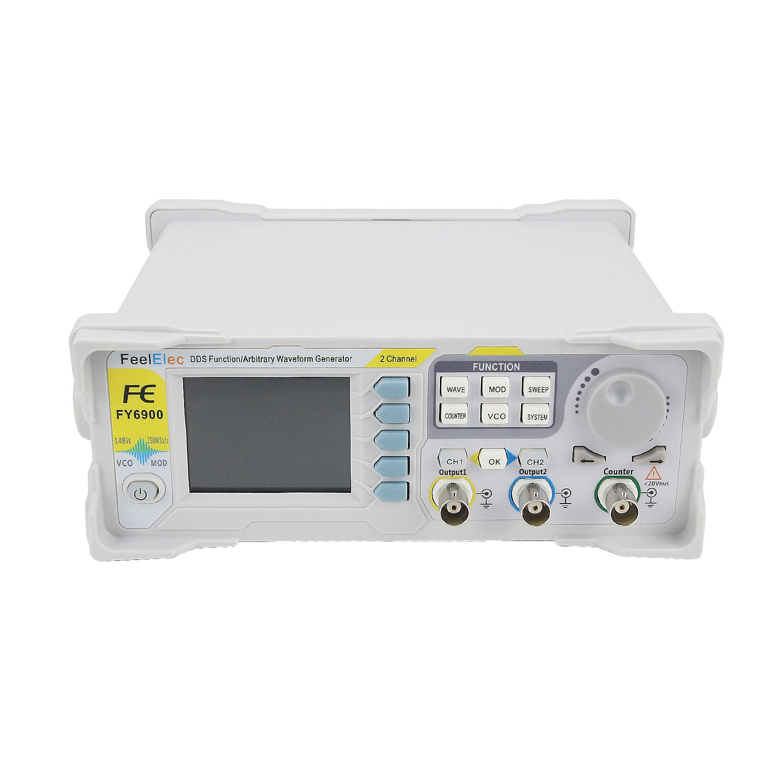 FY6900-50M 50MHz 2-Channel Fun - đánh giá và giá Function Arbitrary Waveform Generator