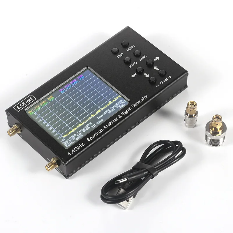 SA6 6GHz 3.2 inch handheld spe - đánh giá và giá Signal Generator Spectrum Analyzer