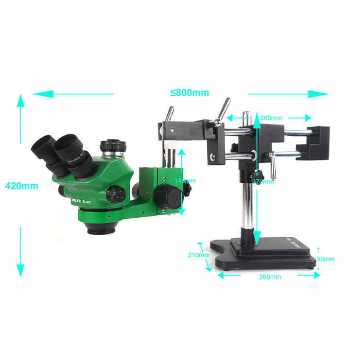 RL-M3-STL2 Trinocular Stereo M - đánh giá và giá Stereo Trinocular Microscope Pcb