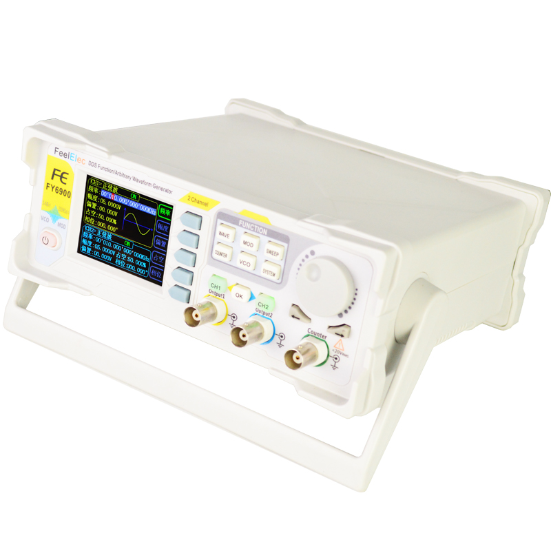 Mới FY6900 60MHz Kênh Đôi DDS  - đánh giá và giá Function Arbitrary Waveform Generator