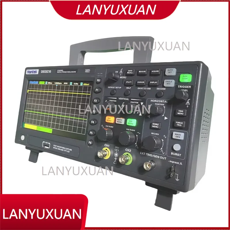 Hantek DSO2C10 Digital Storage - đánh giá và giá Digital Storage Oscilloscope 100Mhz
