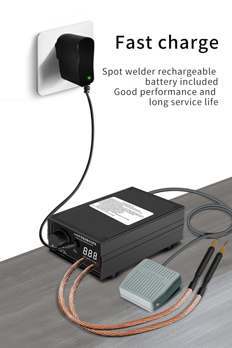 8000W Mini Spot Welder Kit DIY - đánh giá và giá Spot Welder 18650 Battery Pack