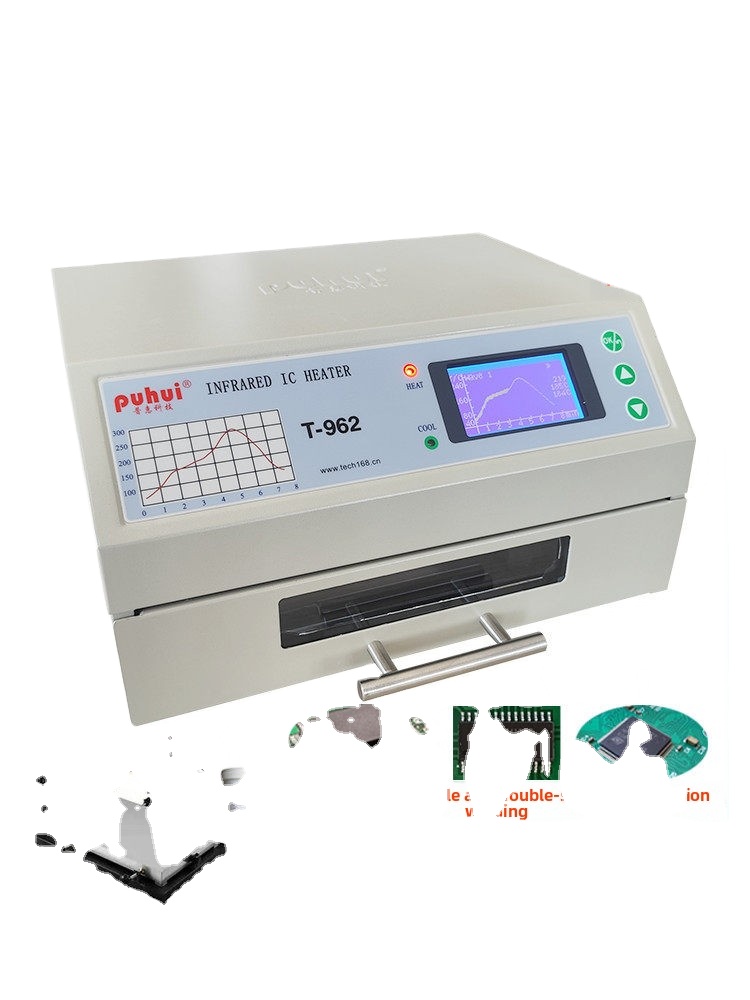 Puhui T962 Small Economical PC - đánh giá và giá Reflow Oven Pcb T962