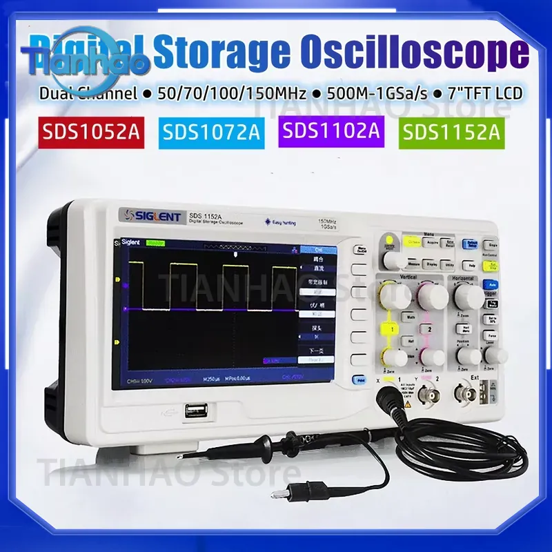 Digital Storage Oscilloscope f - đánh giá và giá Digital Storage Oscilloscope 100Mhz