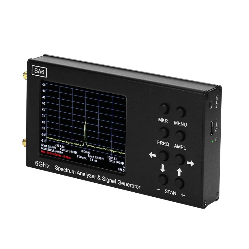 SA6 Spectrum Analyzer, English - đánh giá và giá Signal Generator Spectrum Analyzer